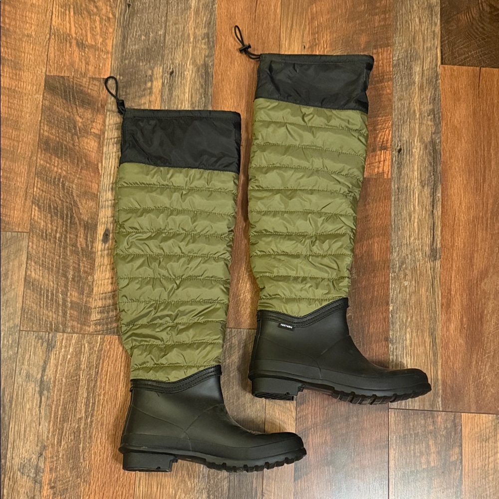 Tretorn Black Over-the-Knee Boots NWOT